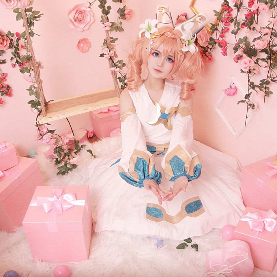 星尚漫舞王者荣耀蔡文姬皮肤cos服文姬繁星吟游cosplay游戏服装女