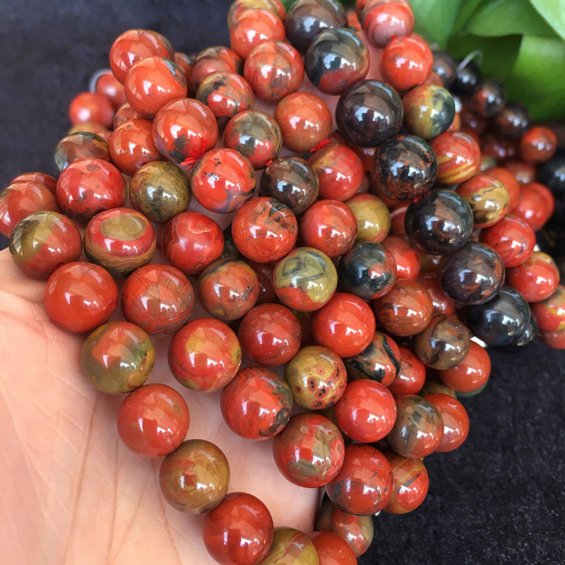 天然南红包浆大山包莫兰迪蓝皮包浆手串男女款手链直播货源批发