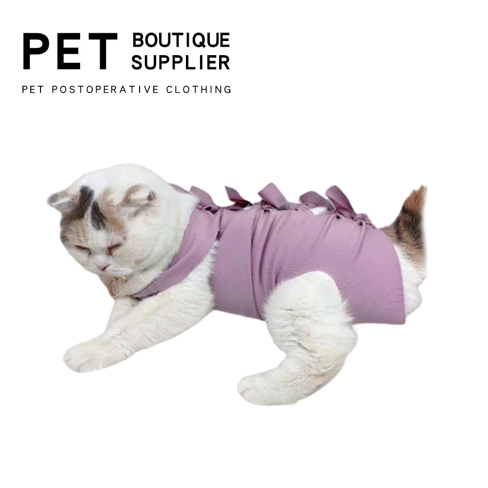 定制猫咪绝育服猫猫母猫公猫手术服断奶防掉毛术后防舔毛宠物衣服