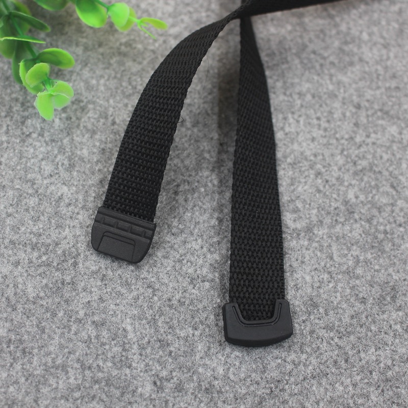 塑料软皮塑胶鞋包配件织带尾扣口罩扣可折叠变形不断黑白色橡皮扣