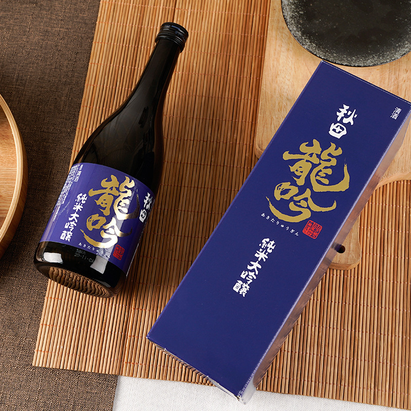 日本进口 秋田龙吟纯米大吟酿清酒720ml米酒日本洋酒日料店配酒