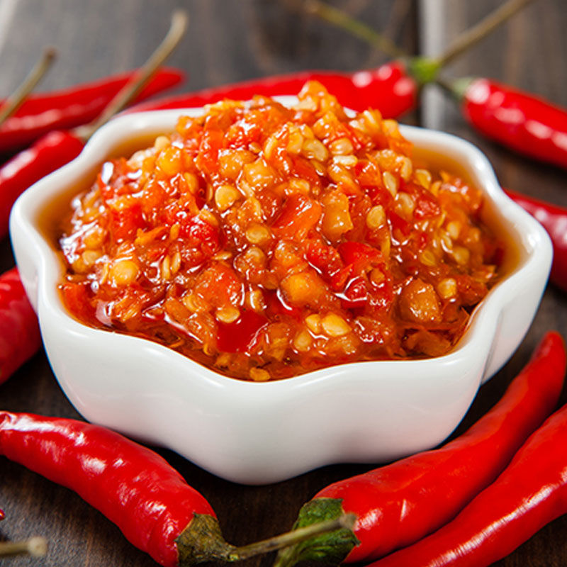 蒜蓉剁椒鱼头专用酱微辣拌饭拌面酱下饭菜批发四川特产辣椒酱厂家