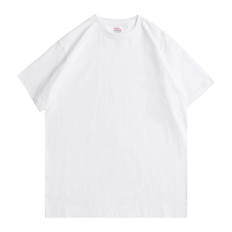 Summer Heavy Cotton Short-Sleeved T-shirt Women's Korean Style Inner Women's Shoulder Top Bottoming Shirt Clothing White T Foreign Trade