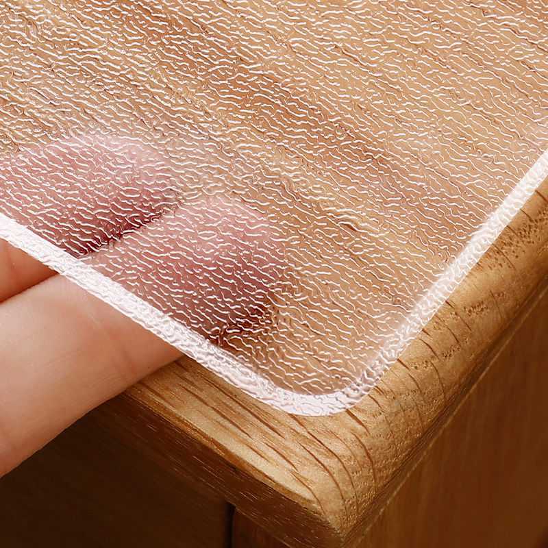 tpu桌垫桌布透明pvc防油免洗长方形塑料水晶板茶几餐桌垫