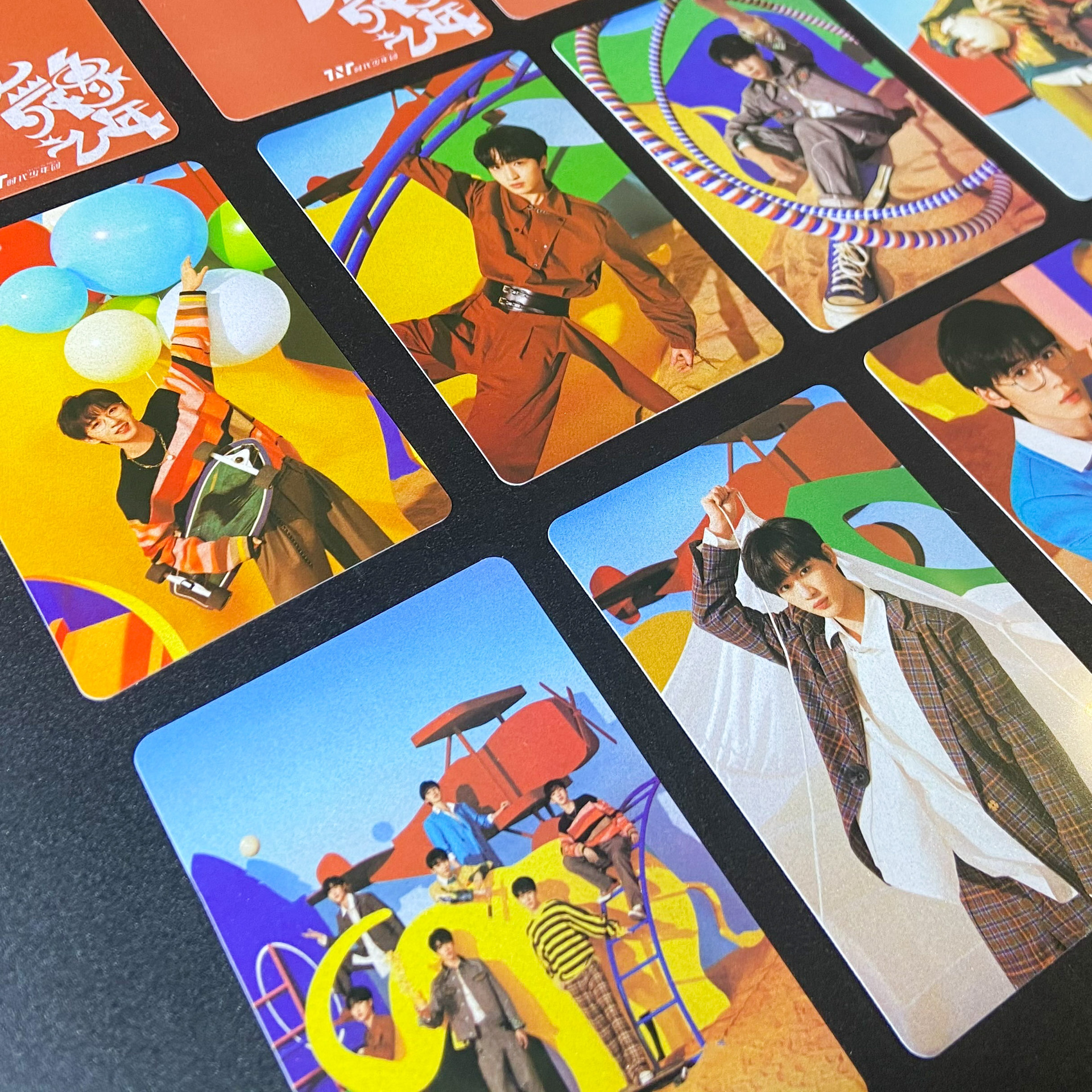 tnt时代少年团周边pvc珠光小卡马嘉祺丁程鑫舞象之年同款收藏卡片