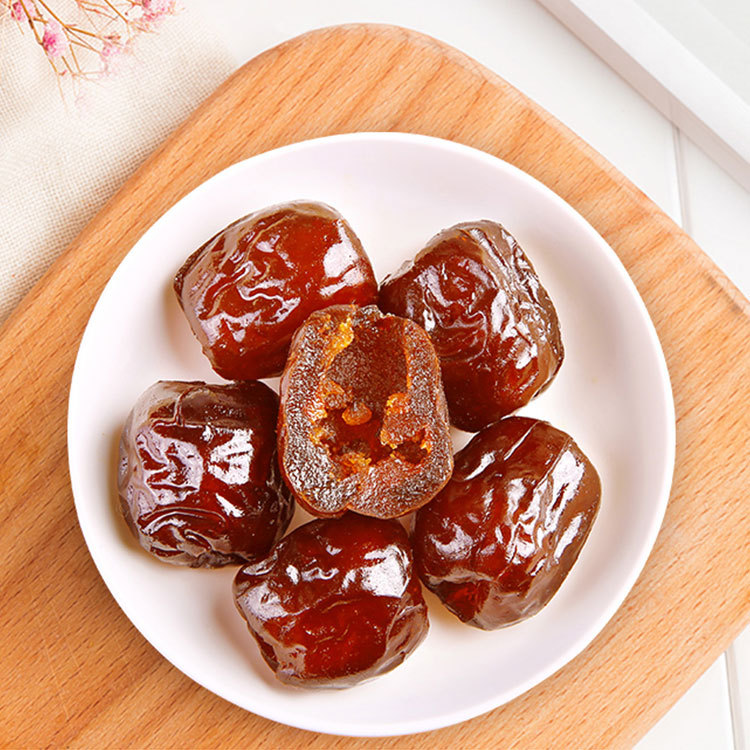 枣艺园阿胶贡枣300g甜糯大红枣蜜饯果脯女生即食休闲零食品小吃
