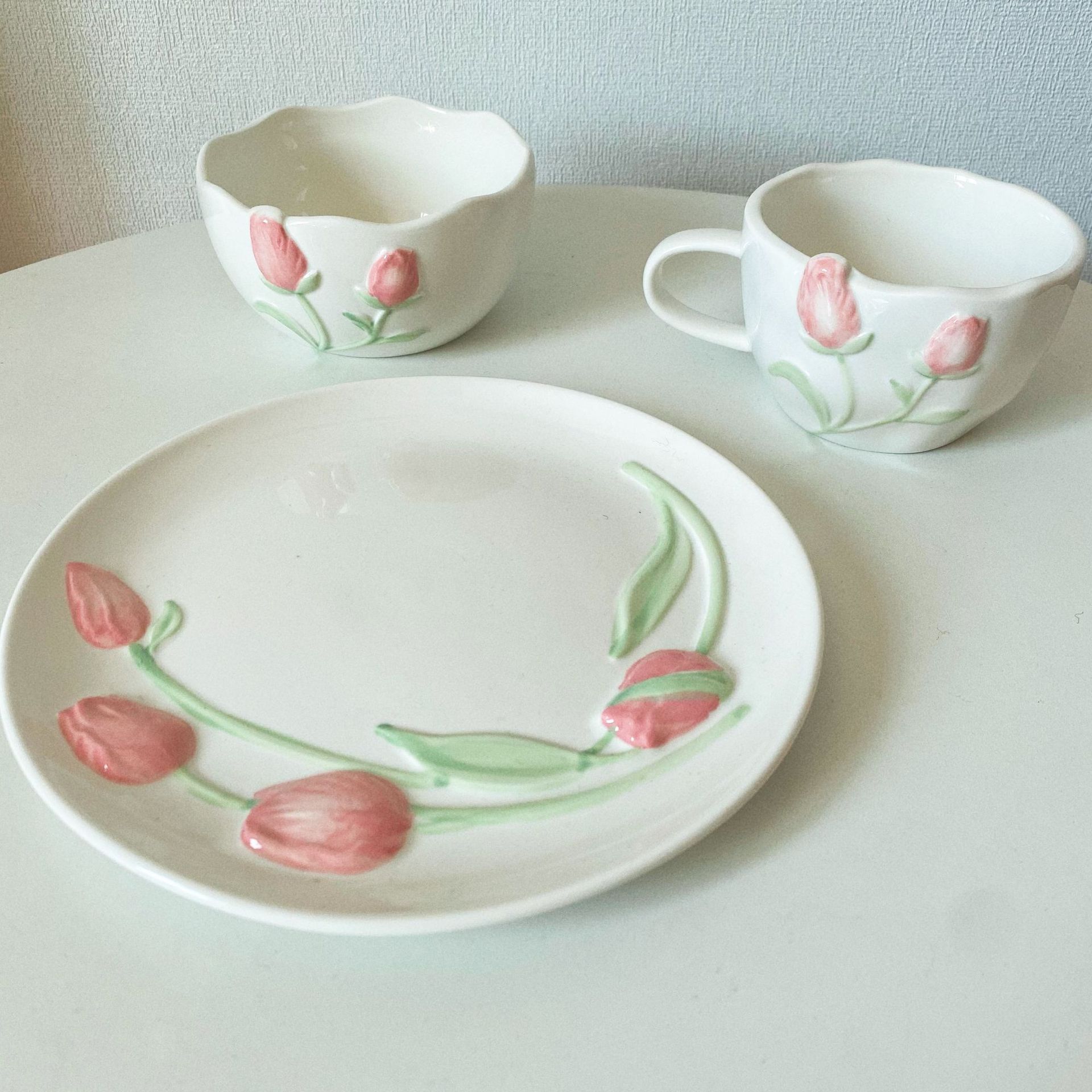 盘子vintage少女心粉花蛋糕碟下午茶小吃盘相似店铺>进入本店铺>厂房