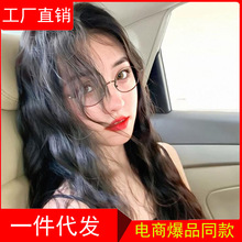 艾丝假发片女长发三件套式 水波纹长卷发 贴片发 假发 接发片批发