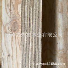 落叶松胶合板 松木免熏蒸LVL木龙骨 多层板床板 构造用松木板