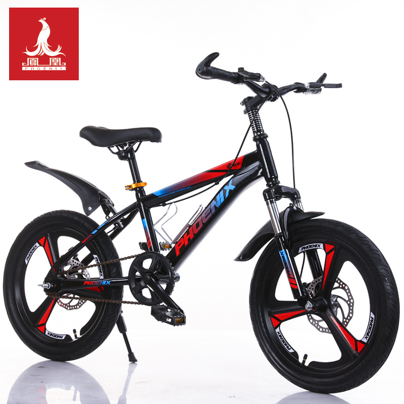 Phoenix Children's Bicycle Middle and Big Children 8-10-12 Years Old Boy Primary School Student Disc Brake Variable Speed Mountain Bicycle Pedal