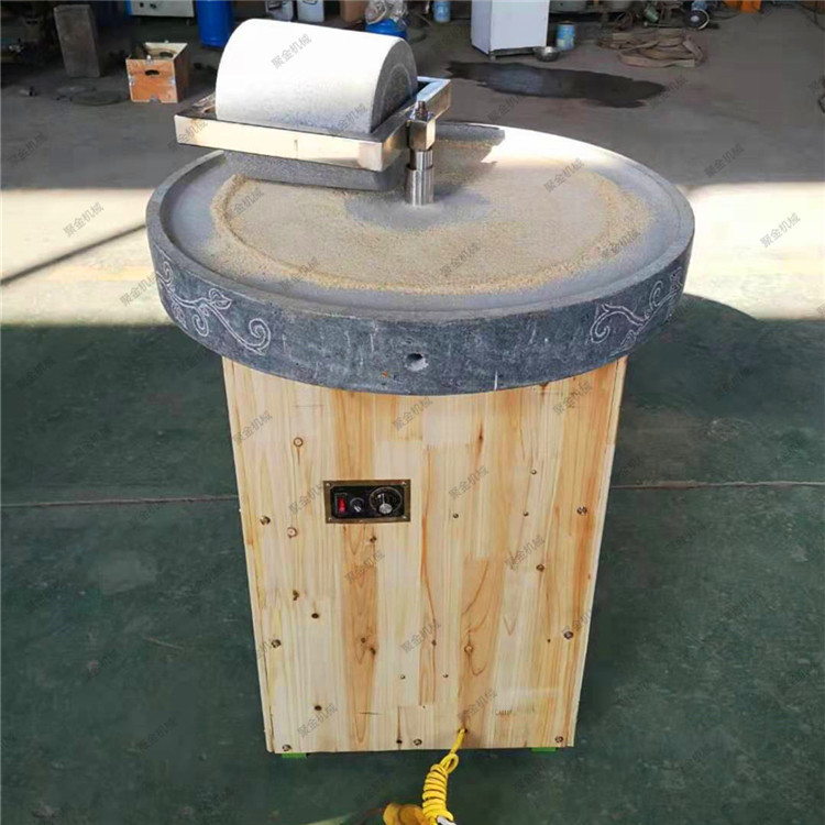 多功能节能环保电动石碾 艾草加工电动石碾子豆腐磨浆机