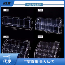 文具店笔架亚克力展示架子斜插式学生笔筒中性圆珠笔多功能收纳盒