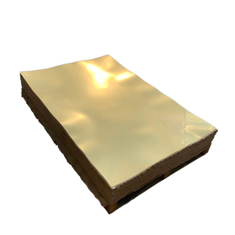 亚克力镜面板 亚克力颜色镜金色单双面镜反光镜片 电镀铝镜面厂家