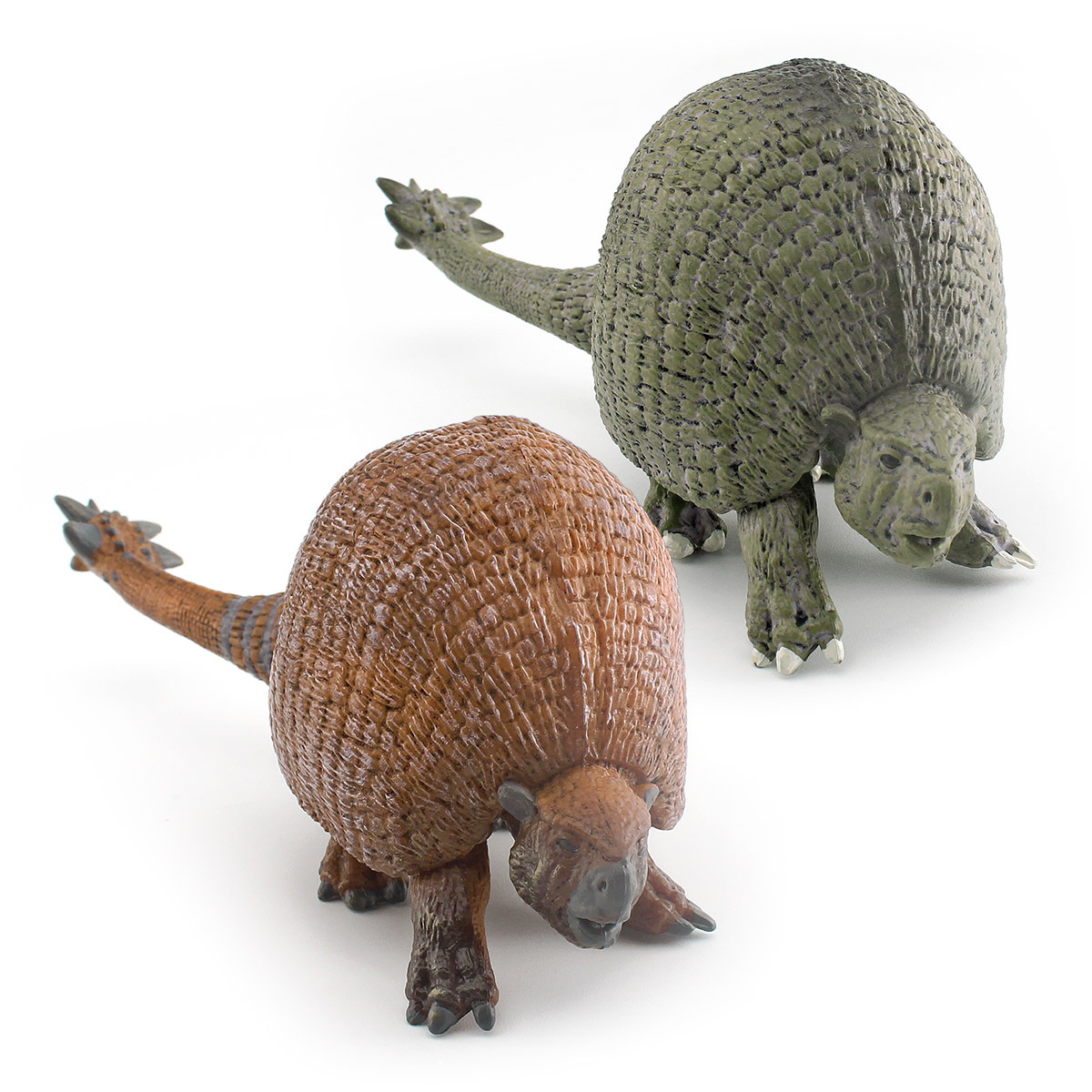 跨境仿真远古史前生物模型儿童认知哺乳动物雕齿兽星尾兽摆件玩具