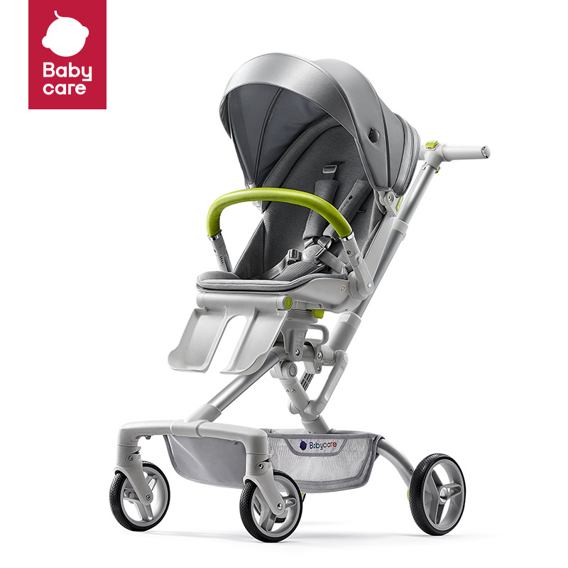 babycare遛娃神器轻便可折叠双向可坐可躺高景观溜娃手推车婴儿车