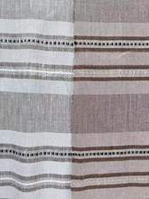 HY-MADERA-1订货亚麻粘人棉条子布 Linen rayon piece yarn dyed