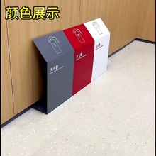 不锈钢灭火器箱2只装4kg商场酒店商铺烤漆落地式灭火器专用支架