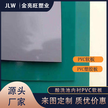 厂家直供PVC软板绿色3mm厚 酸洗池污水池防腐内衬 耐磨