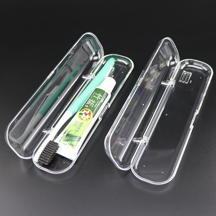 透明高透ps旅行牙刷盒 便携塑料牙刷盒 牙刷牙膏包装盒 牙刷盒