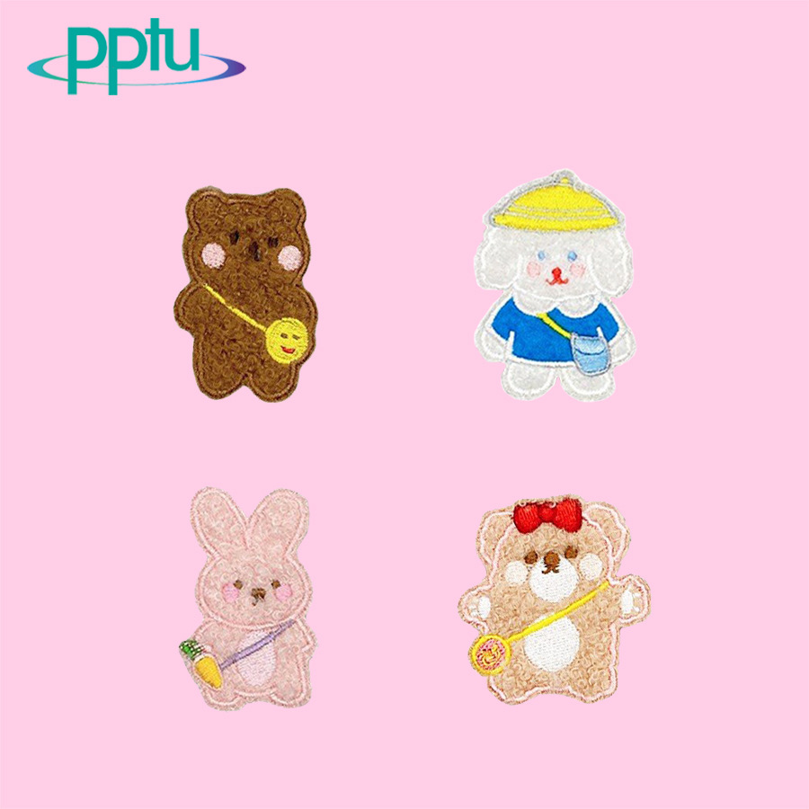 可爱动物刺绣布贴衣服时尚图案贴布儿童裤子破洞无痕修补贴补丁贴