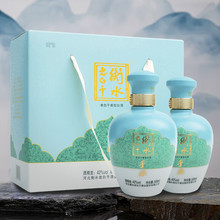 青花42度整箱白酒500ml*4纯粮食酒醇香送礼