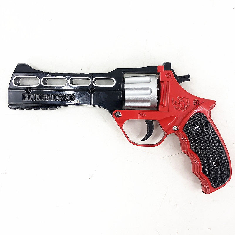 犀牛王砸炮枪全金属左轮合金手枪模型砸响炮纸炮枪不可发射代发批