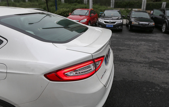 适用13-20款蒙迪欧尾翼福特17 18款新蒙迪欧改装运动款免打孔尾翼