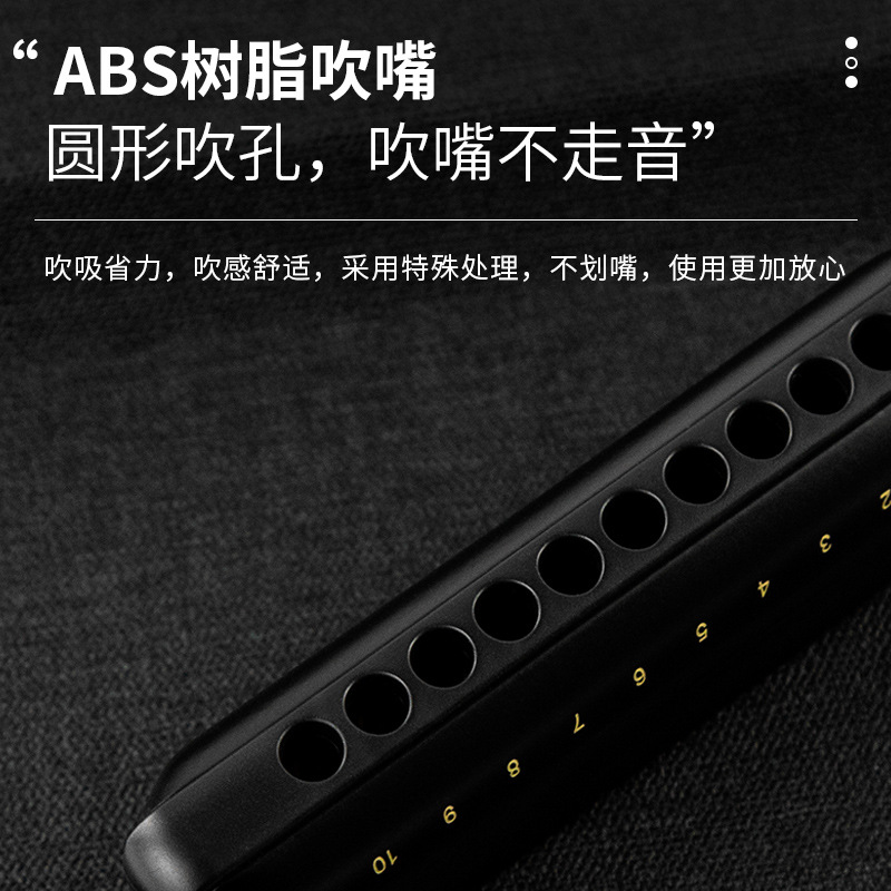 jdr嘉德瑞布鲁斯蓝调忍者十孔口琴10孔c调ninja专业初学演奏paddy