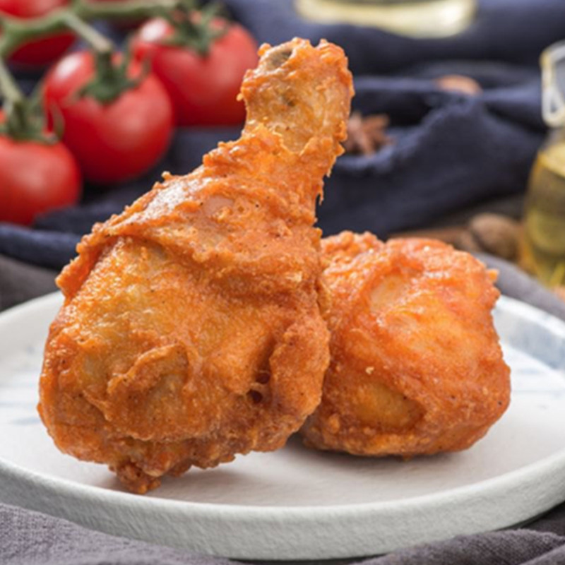 盛大香辣琵琶腿 裹粉鸡腿 油炸鸡腿 10个1kg 10包/箱 冻品批发
