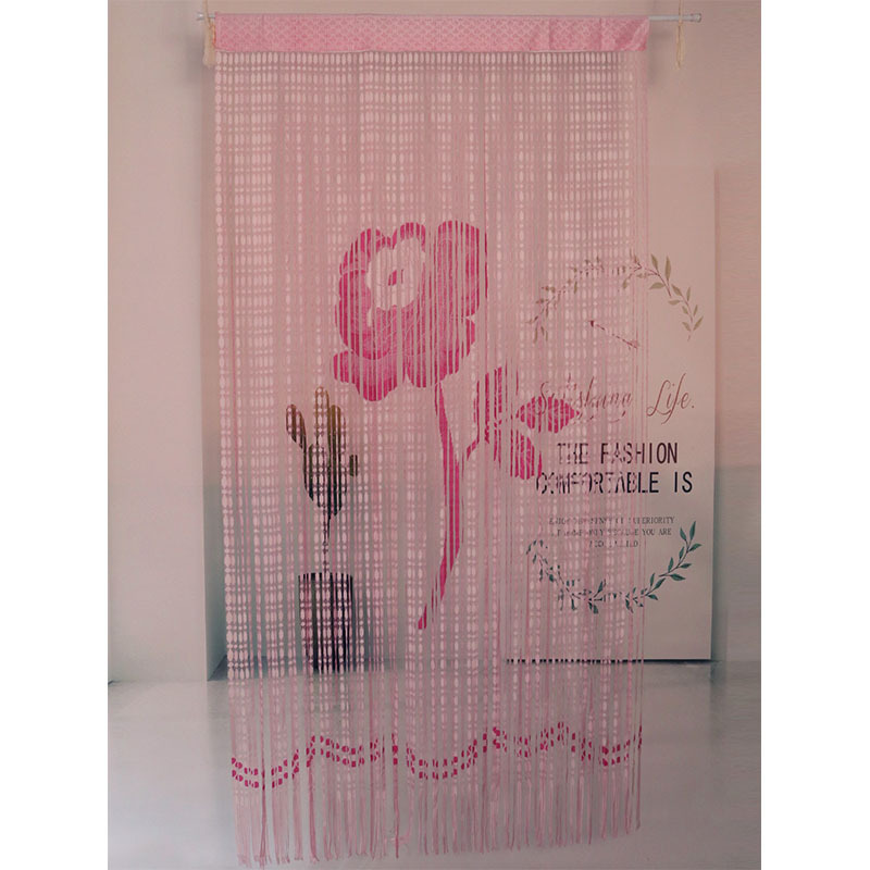 Factory Direct Sales New Rose Tassel Curtain Line Wedding Decoration Scene Layout Door Curtain Living Room Partition Curtain