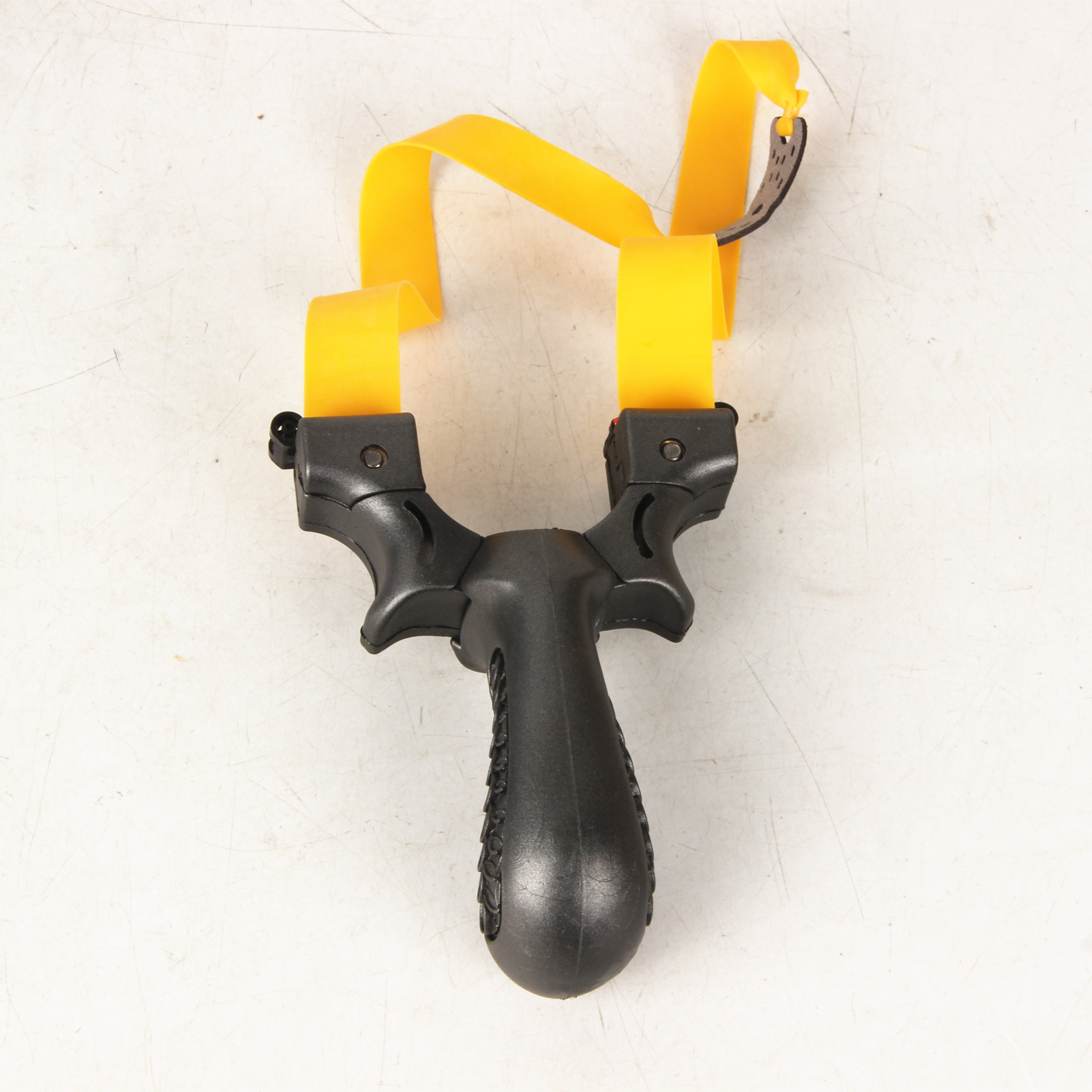 沙漠神鹰合金数字闪电弹弓 扁皮射击弹弓10元店货源