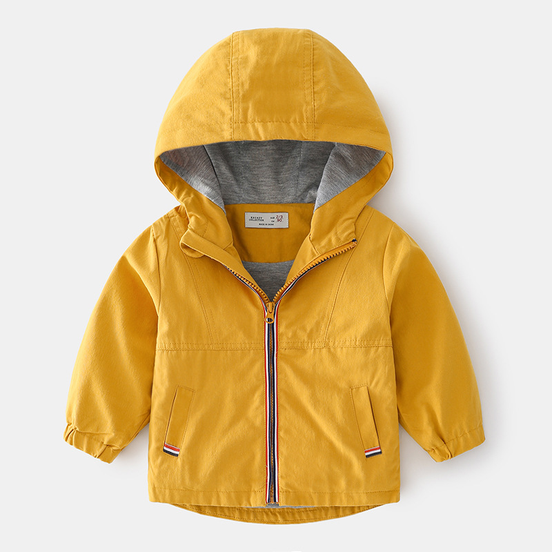童装男童外套秋季洋气拉链衫2021新款儿童夹克衫女韩版连帽上衣潮