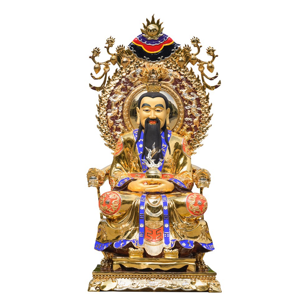 台湾盛凡元始天尊菩萨神像摆件观音菩萨佛像批发道家三清像财神像