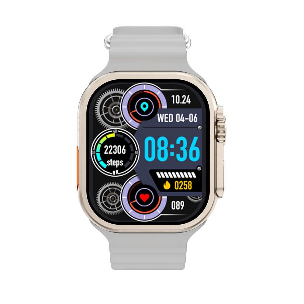 Huaqiang North S9 New W9 Ultra Pro Smart Watch Cross-Border E-Commerce Dedicated for Offline Payment Wireless Charger