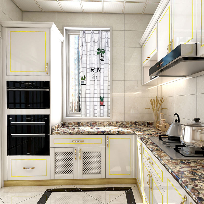 厨房窗帘卫生间厕所浴室防水遮光免打孔杆魔术贴短帘小窗帘子短款