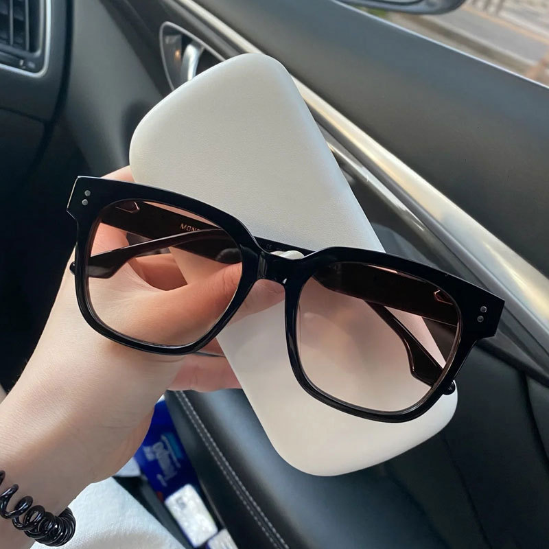 gm2021黑框平光镜潮太阳眼镜框架女防蓝光近视ins韩版复古墨镜