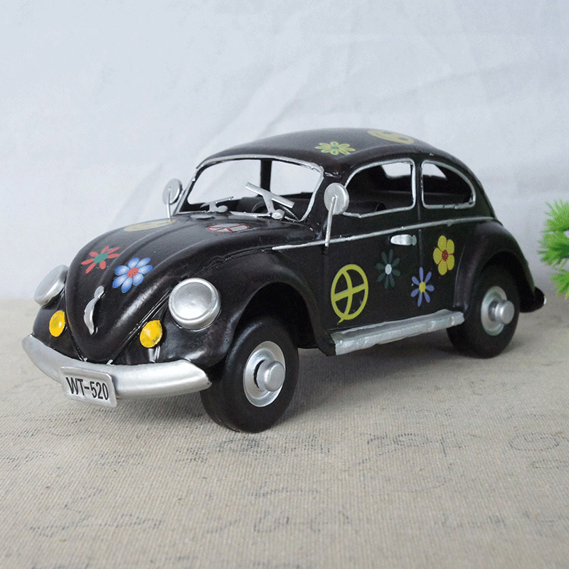 Metal Beetle Painted New Crafts Decoration Iron Sheet Handmade Home Children's Gift Color Selection