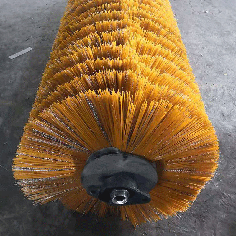 批发扫雪刷片 除尘装载机扫雪滚刷 混合丝环卫扫雪毛刷辊 扫路刷