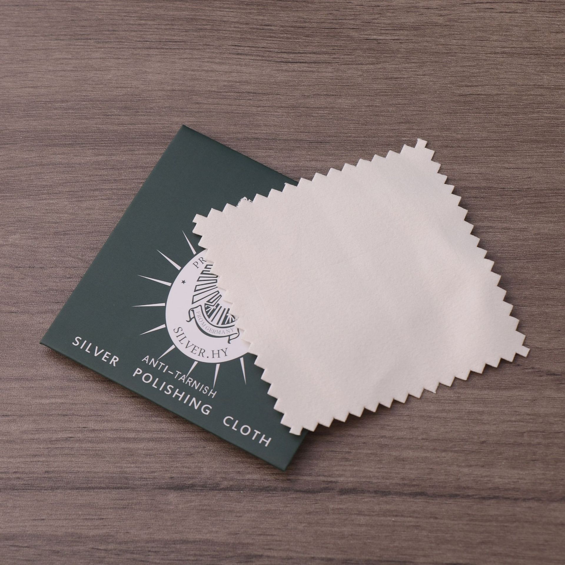 银亿宣珠宝银饰品保养用品 鹿皮擦银布方形规格8*8防氧化试擦效果