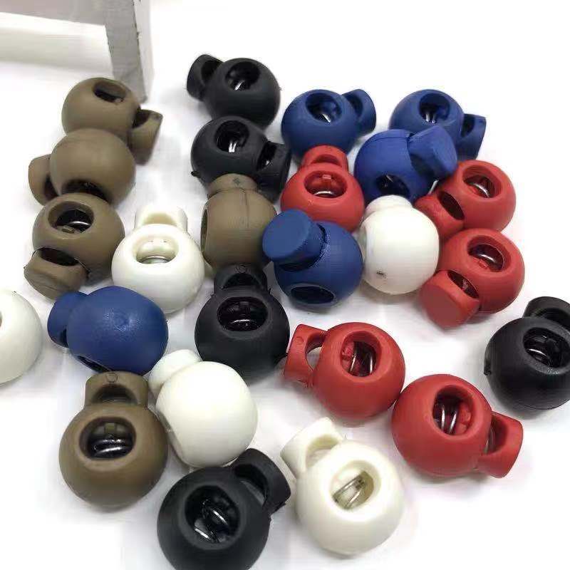 圆型塑料弹簧扣松紧带卡扣调节绳扣吊扣绳扣葫芦扣现货供应