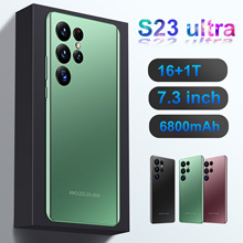 跨境手机S23 Ultra热销 7.3寸大屏安卓8.1(2+16) 500万像素一体机