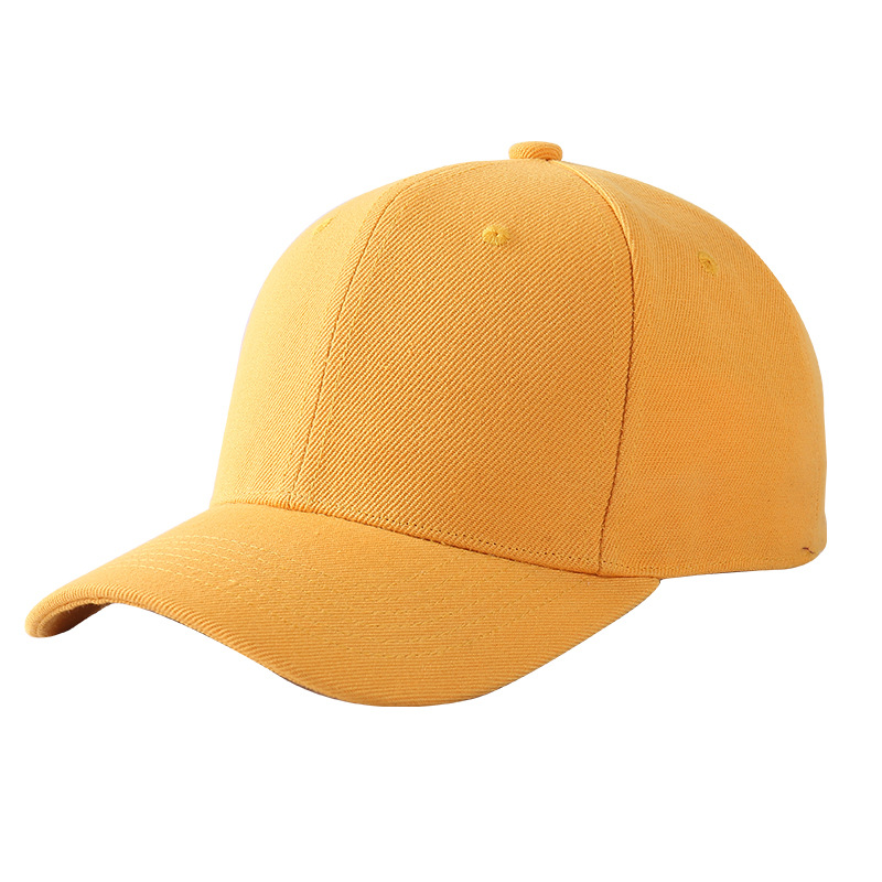 Pure Cotton Hat Customized Logo Female Advertising Baseball Cap Embroidery Student Peaked Cap Customized Printing Catering Bucket Hat