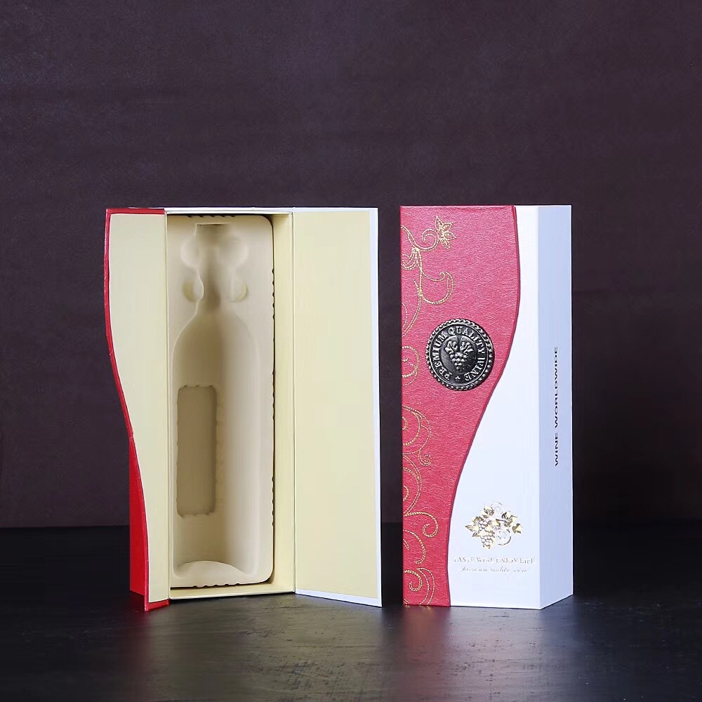 通用单只双只红酒纸盒红酒盒子葡萄酒包装盒礼盒白酒盒厂家现货