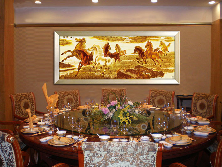 装饰画 马到成功 八马骏图