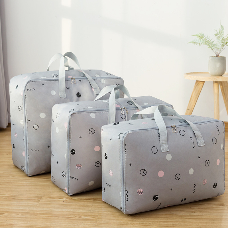 Spot Thickened Oxford Cloth Quilt Bag Clothes Quilt Buggy Bag Travel Luggage Bags and Duffel Bags Waterproof Large Moving Bag