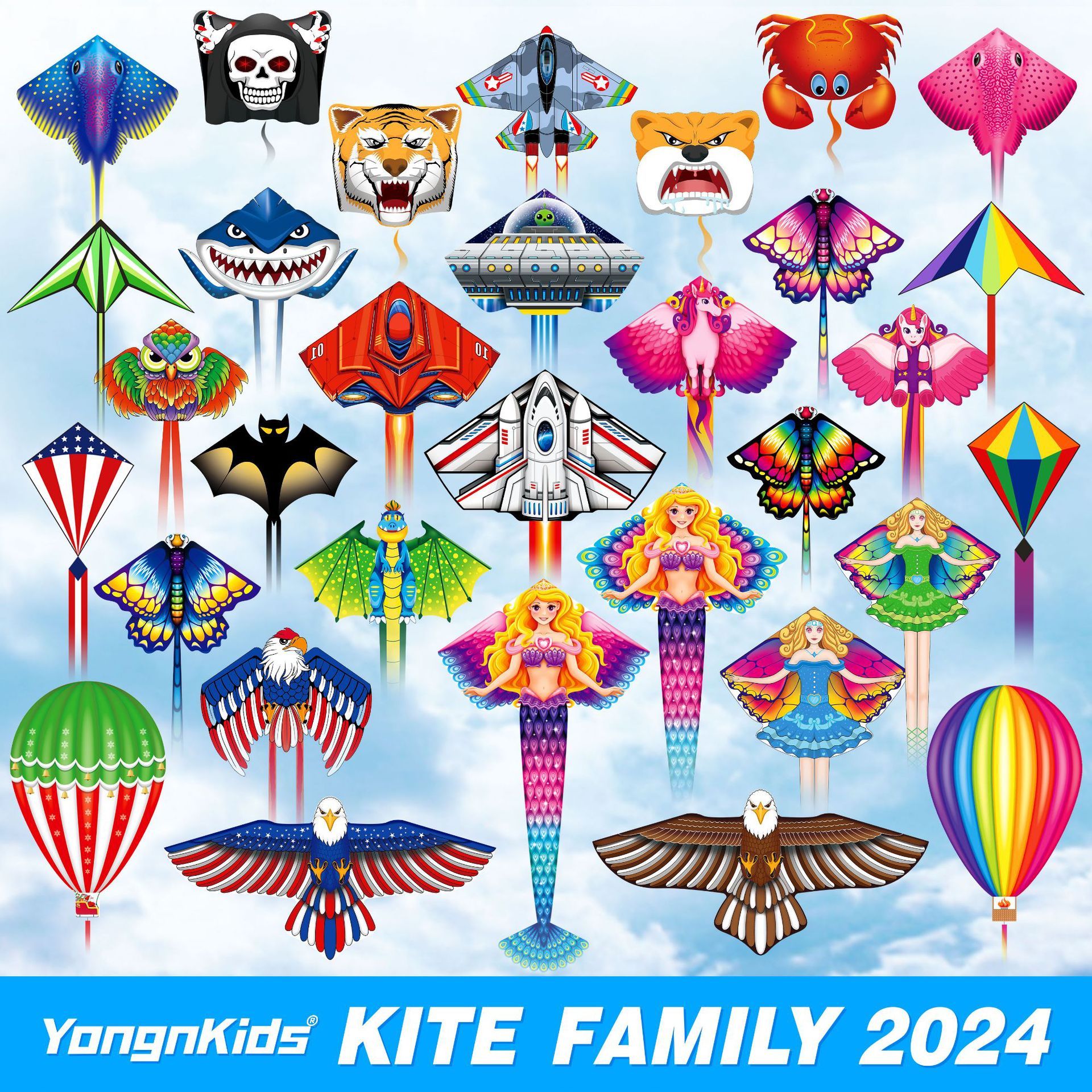 Supply Yongqi Weifang Kite Beginner Breeze Easy to Fly Creative