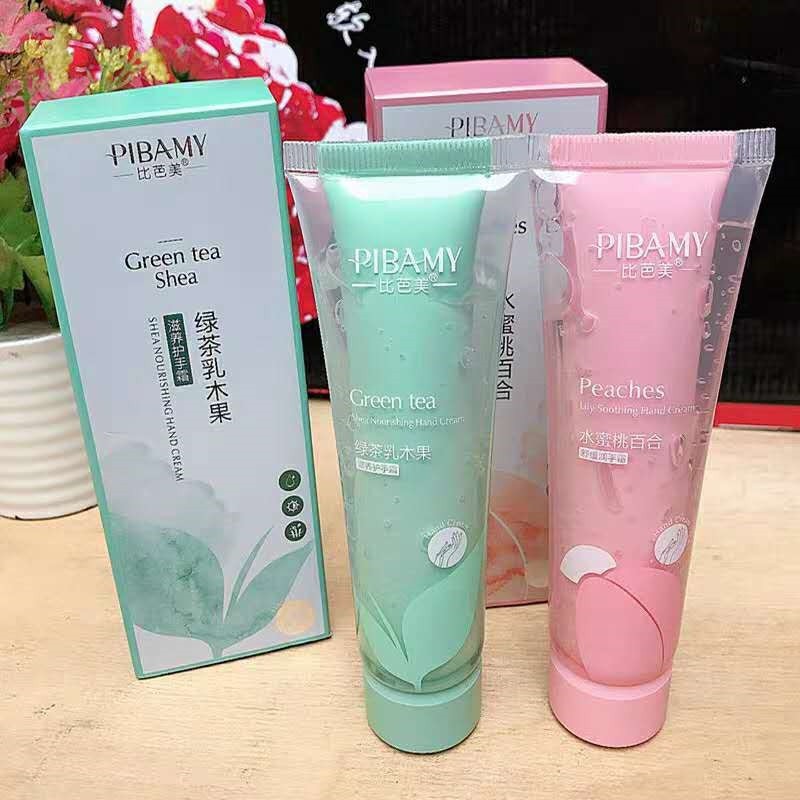 比芭美水蜜桃滋养保湿乳木果防干双管护手霜 80ml-阿里巴巴