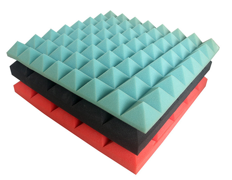 供应波峰隔音吸音棉ktv录音棚琴鼓房室内墙面消音材料海绵鸡蛋棉