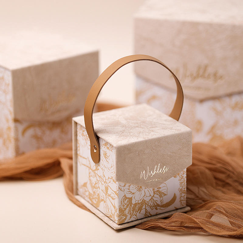 结婚糖果盒礼物包装盒婚礼ins风伴娘伴手礼盒手提礼盒 中式喜糖盒