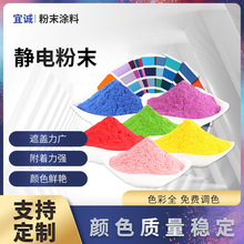 静电粉末涂料环氧耐高温喷涂塑粉工厂批发色彩规格定 制静电粉末